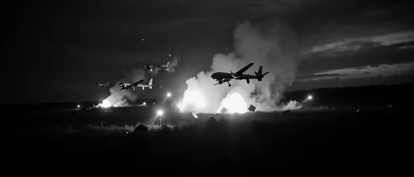 Массированная атака дронов: российская ПВО отразила налет более чем ста беспилотников