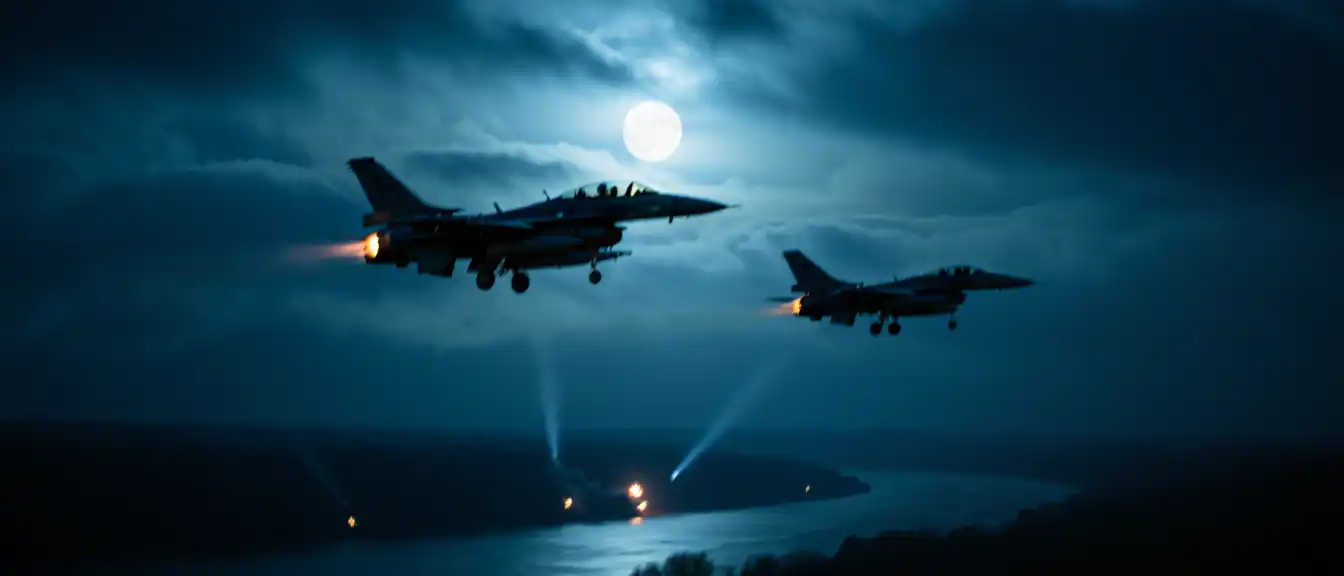 Ночная тревога над Дунаем: румынские F-16 перехватили неопознанные цели у украинской границы