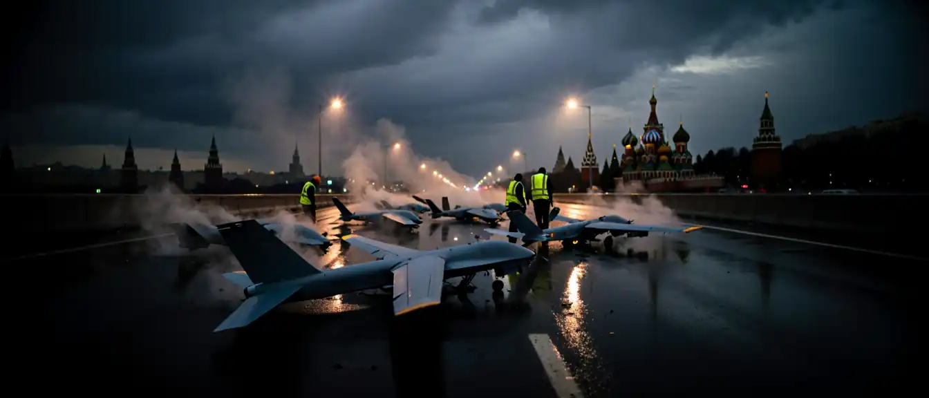 Очередная волна атак: столица отразила налет двенадцати беспилотников