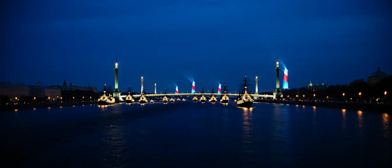 Морская мощь и огни Петербурга: как прошло празднование Дня ВМФ