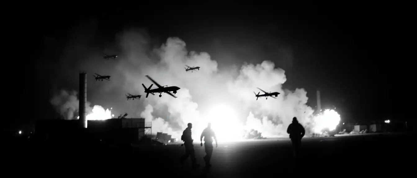 Массированный налет беспилотников на Ульяновск привел к разрушению объектов инфраструктуры