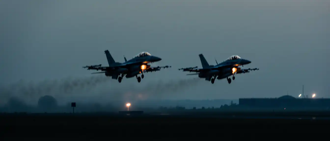 Поднятие истребителей F-16 ВВС Румынии вызвано обнаружением воздушных целей вблизи украинской границы