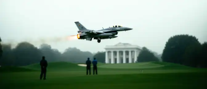 Воздушная тревога в Бедминстере: истребители F-16 пресекли нарушение зоны полетов над резиденцией Трампа