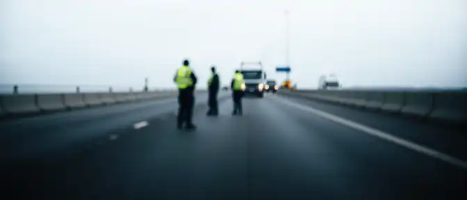 Спецпроверка на Крымском мосту: движение транспорта приостановлено