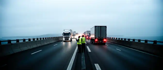 Крымский мост встал: движение транспорта временно приостановлено