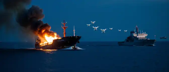 Трагедия в море: экипаж турецкого сухогруза эвакуирован из зоны атаки дронов под Новороссийском