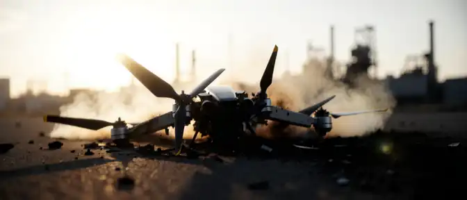 Воздушный перехват: российские операторы FPV-дронов уничтожили вражеский беспилотник-камикадзе