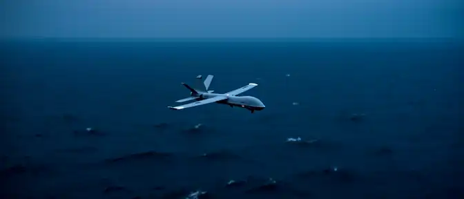 Итальянский беспилотник Northrop Grumman RQ-4D Phoenix зафиксирован над акваторией Черного моря