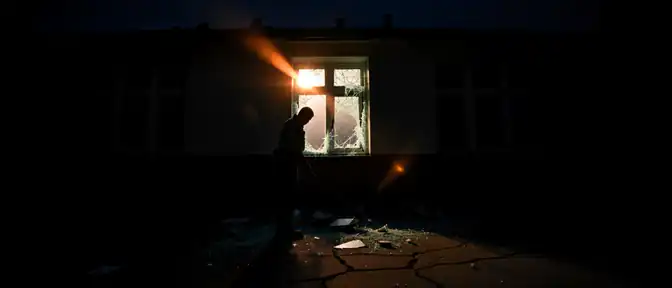 Масштабная атака беспилотников на Калужскую область привела к повреждению школы и жилых домов
