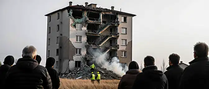 Последствия ночных атак: Севастополь восстанавливает жилой дом, а в российских регионах фиксируют новые удары БПЛА