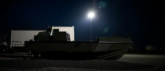 Российская разработка безэкипажного катера Скорлупа призвана обеспечить безопасность морских судов от атак дронов