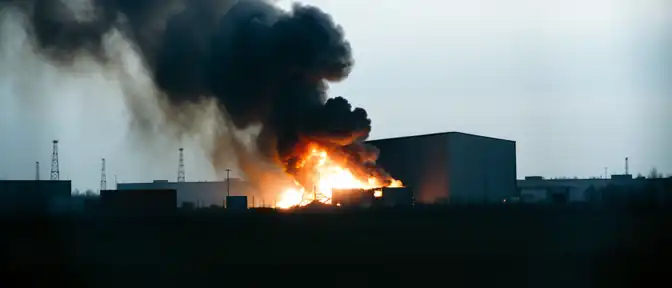 Удар беспилотника «Герань-4» вывел из строя логистический узел в Киевской области