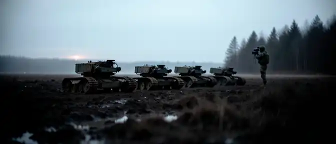Уничтожение сорока наземных роботов стало результатом тактики засад подразделений войск беспилотных систем группировки Север в Харьковской области