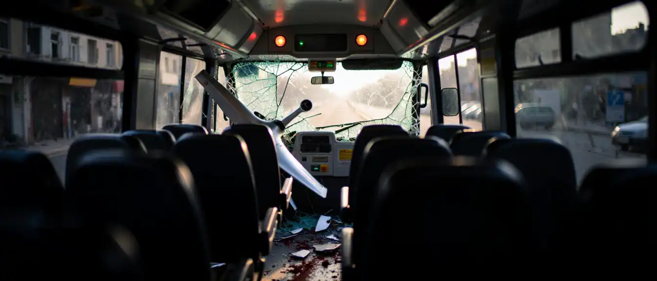 Трагедия в Севастополе: обломки беспилотника превратили поездку в автобусе в смертельную ловушку