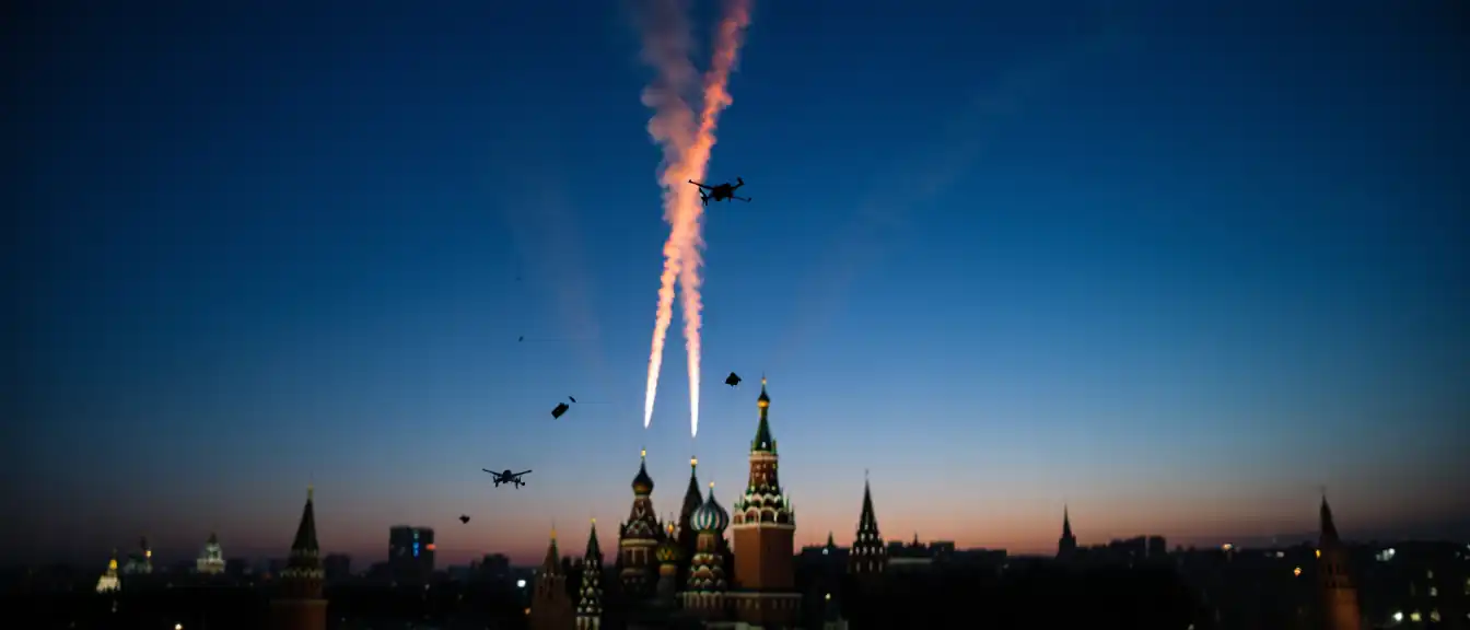 Тринадцать атак на столицу отражены: подлет беспилотников к Москве удалось пресечь